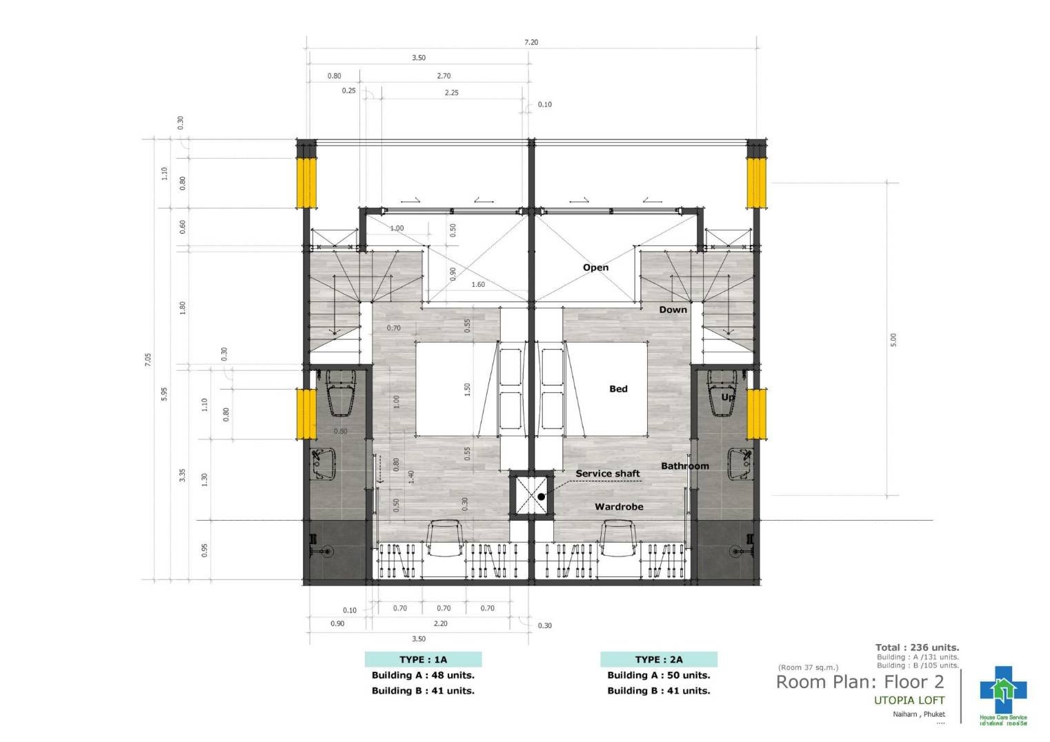 Floor Plan Type A1 (Upper Level)