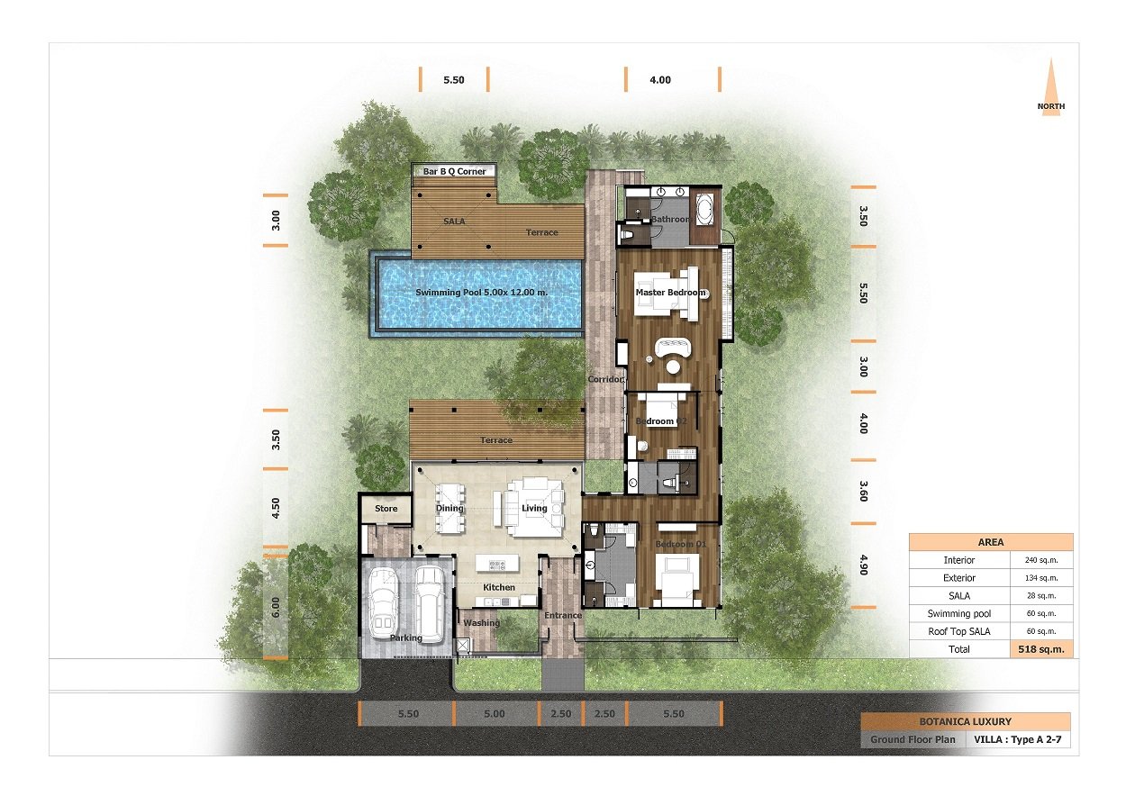 Floor Plan Villa Type A