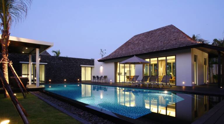 Anchan Modern Bali Style 3 Bedroom Pool Villa In Layan