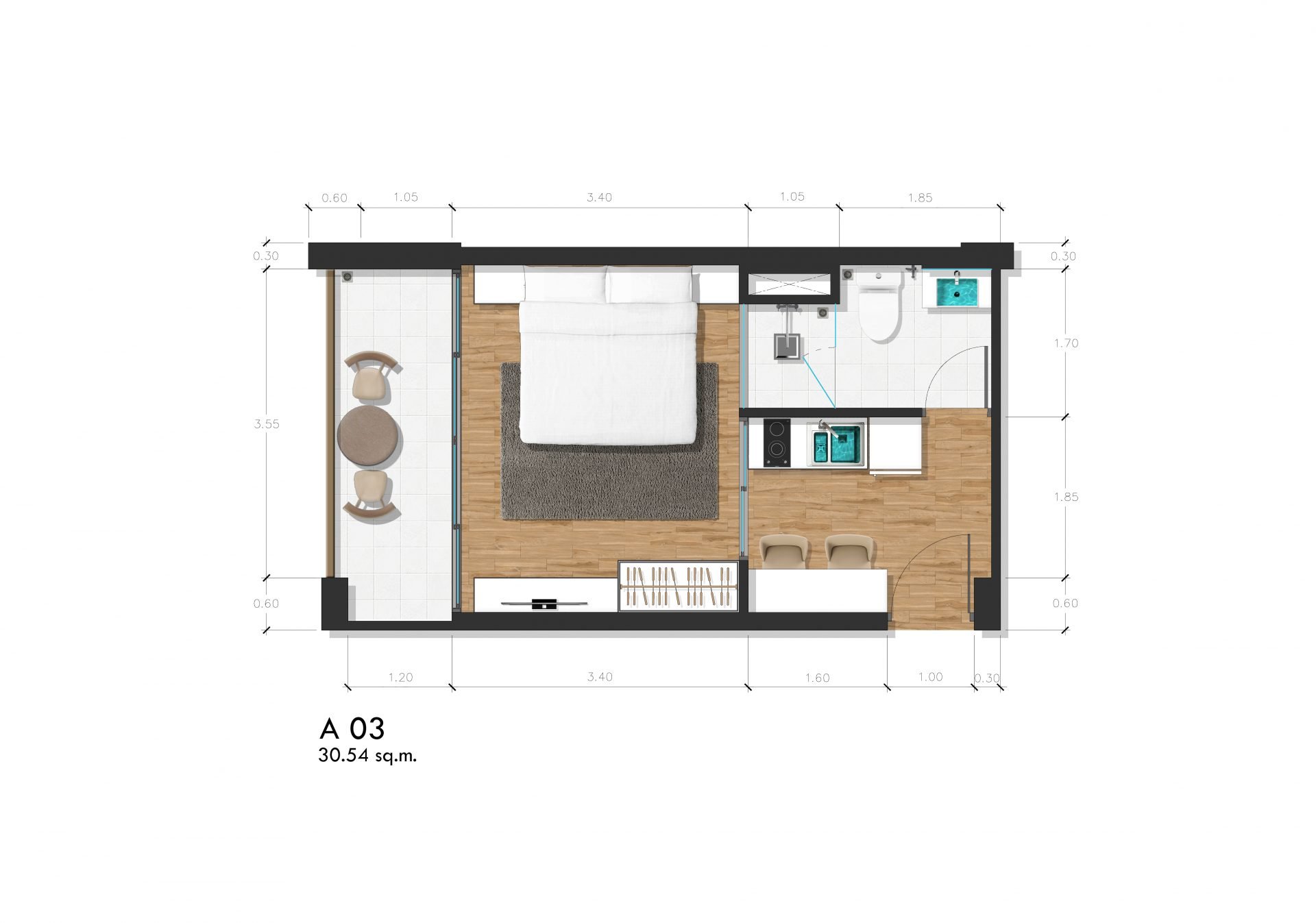 1-Bedroom (A-03)