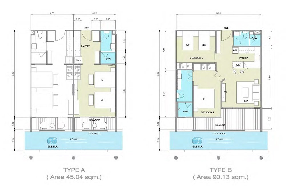 Floor Plan Type A & B