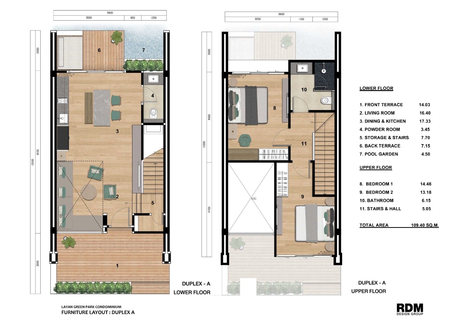 Floor Plan - Duplex Type E