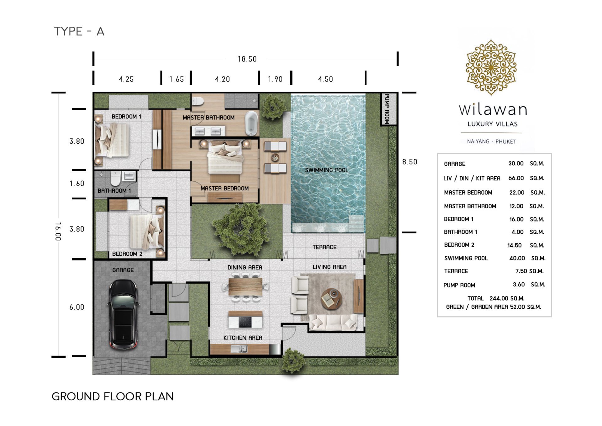 Floor Plan - Villa Type A