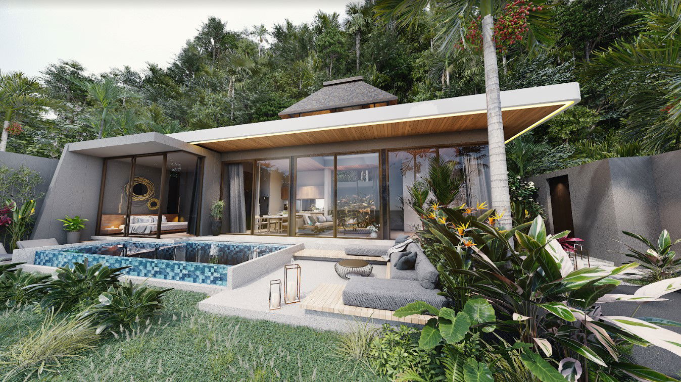 Aileen villas Modern Style ll New 1- 2 Bedroom in Naithon - REAL Phuket